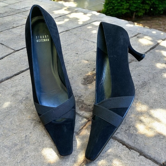 Stuart Weitzman Shoes - Authentic NWOT Stuart Weitzman suede kitten witch heels